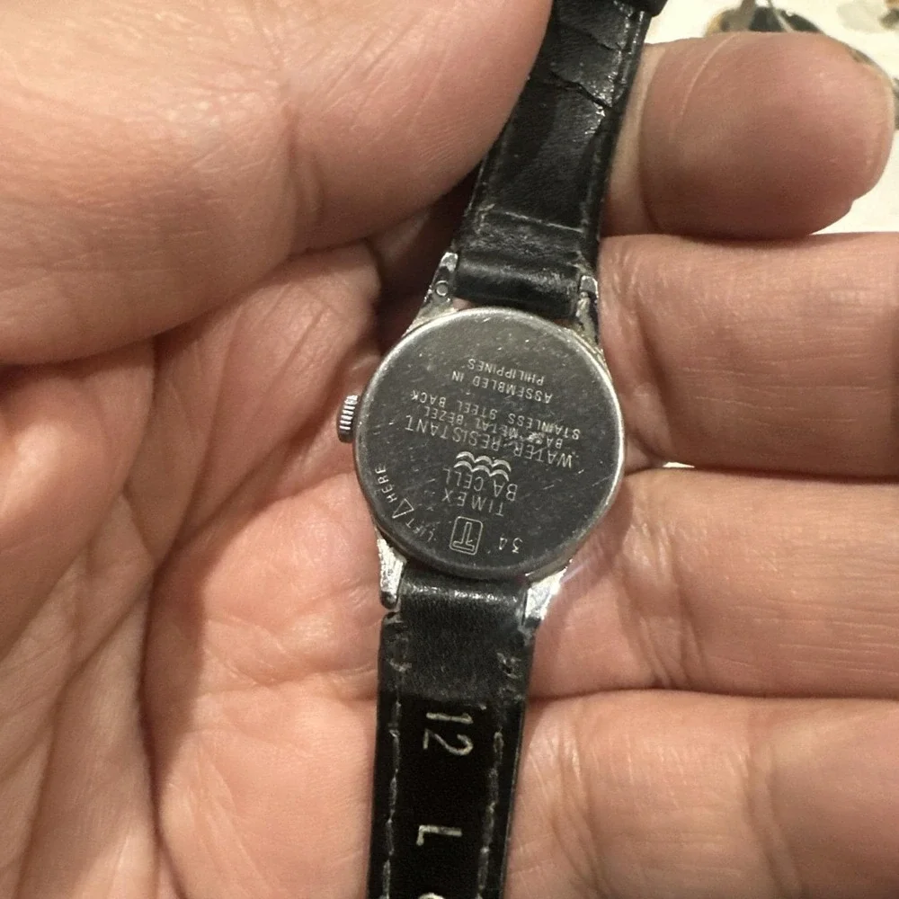 Working Vtg Timex Easy Reader Watch Quartz Women 20mm New Battery Fit Upto‎ 8in